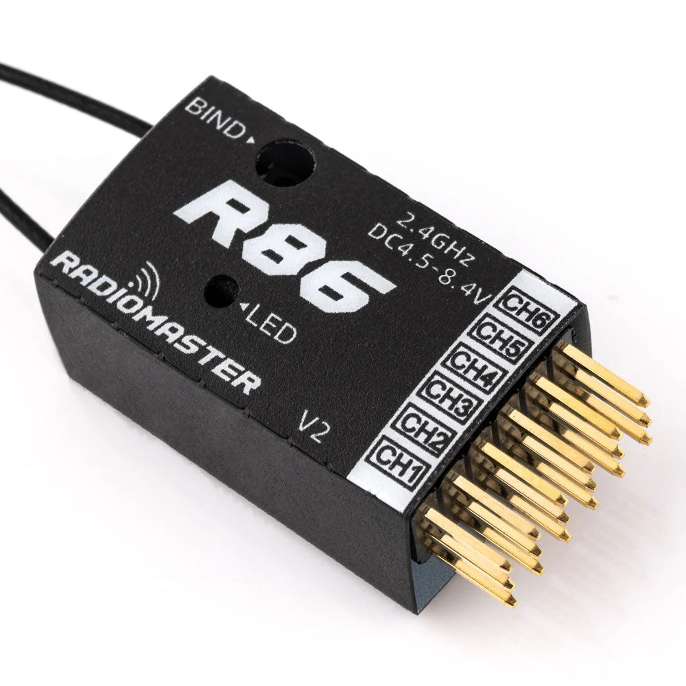 RadioMaster R86 6-Channel V2 Radio Receiver